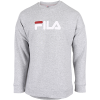 Fila-Logo Fleece Crew Sweatshirt-Light Grey-2265650