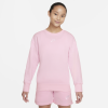 Nike-Club Fleece Sweatshirt-Pink Foam /White-2239177