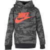 Nike-Club Camo Fleece Hættetrøje-Smoke Grey-2309292